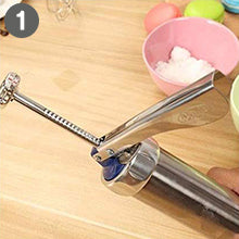 Stainless Steel Cookie Gun Set with 20 Cookie Discs and 4 Nozzles