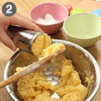 Stainless Steel Cookie Gun Set with 20 Cookie Discs and 4 Nozzles