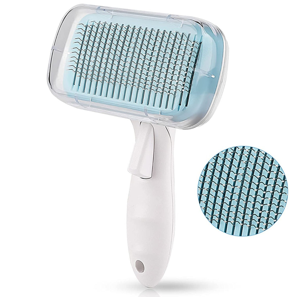 CMQC Self Cleaning Grooming Slicker Brush for Cats and Dogs