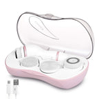 Rechargeable Facial Cleansing Spin Brush Set with 4 Exfoliation Brush Heads (Advanced Microdermabrasion) for Deep Scrubbing and Gentle Exfoliating