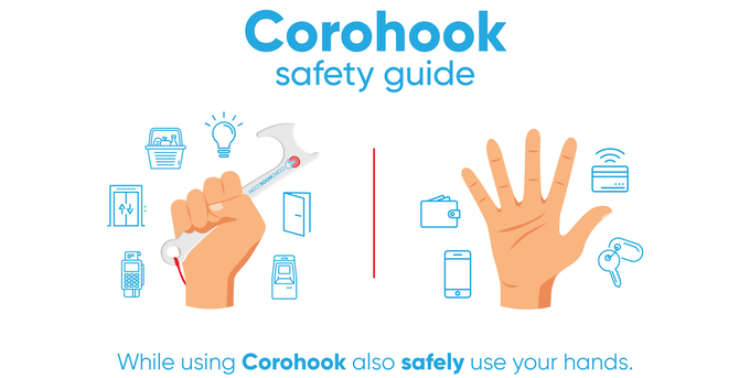 Corohook Antimicrobial Multipurpose Hand Gadget