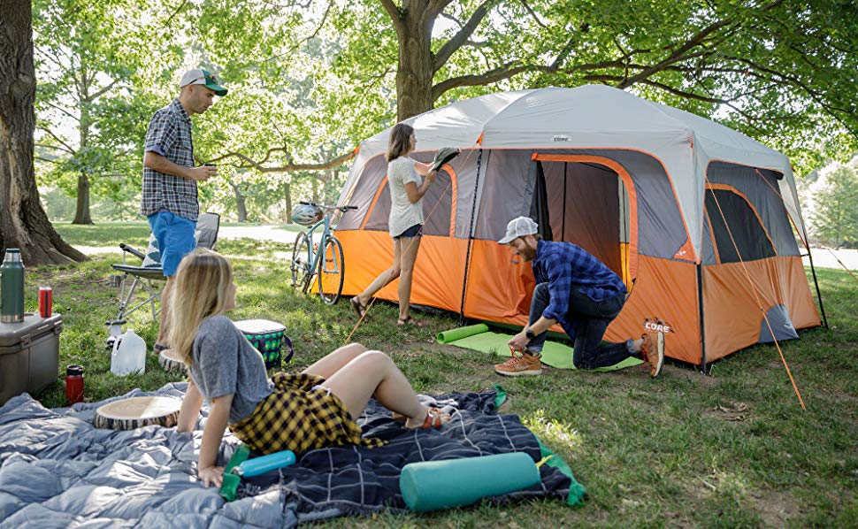 CORE 10 Person Straight Cabin Tent