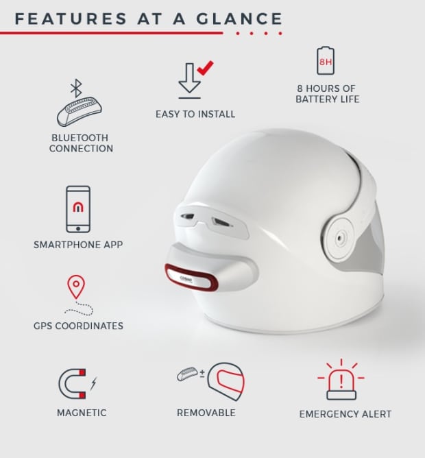 Cosmo Connected- Smart Helmet Accessory