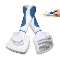 Damail Self Cleaning Grooming Slicker Brush for Cats and Dogs