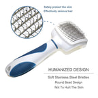 Damail Self Cleaning Grooming Slicker Brush for Cats and Dogs