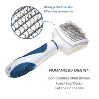 Damail Self Cleaning Grooming Slicker Brush for Cats and Dogs