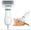 DIFEN 2 in 1 Portable Pet Hair Dryer with with Comb, Adjustable Temperature and Low Noise