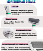 DIFEN 2 in 1 Portable Pet Hair Dryer with with Comb, Adjustable Temperature and Low Noise