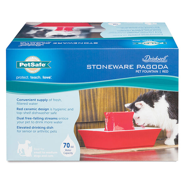 Pagoda Ceramic Pet Fountain