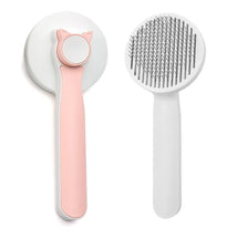 DUCINO Self Cleaning Grooming Slicker Brush for Cats and Dogs