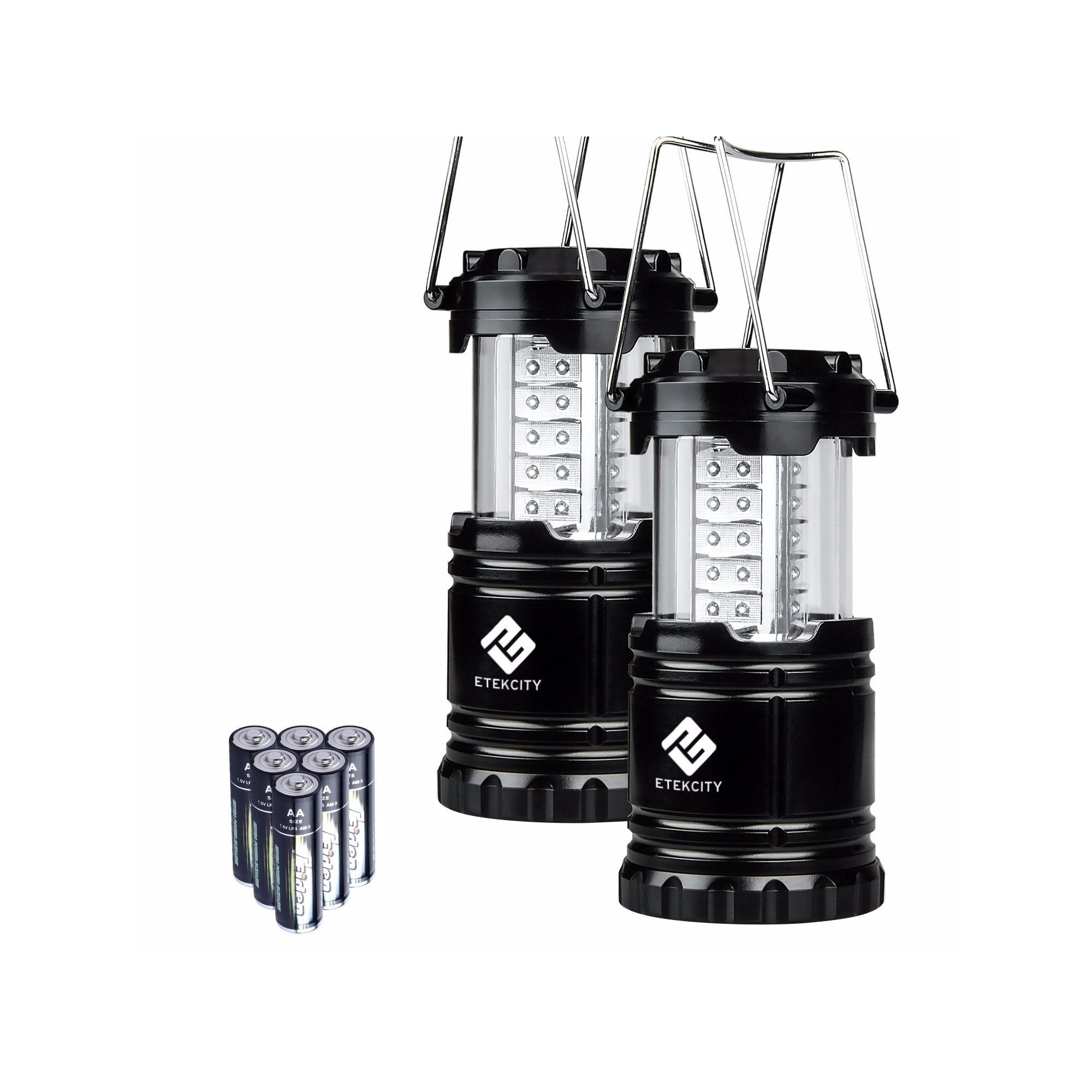 2 PACK PORTABLE OUTDOOR LED CAMPING LANTERN