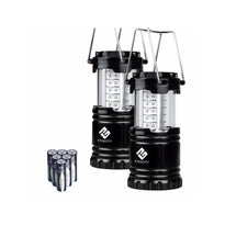 2 PACK PORTABLE OUTDOOR LED CAMPING LANTERN