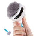 EMMiuss Dog & Cat Self Cleaning Slicker Brush for Shedding and Grooming