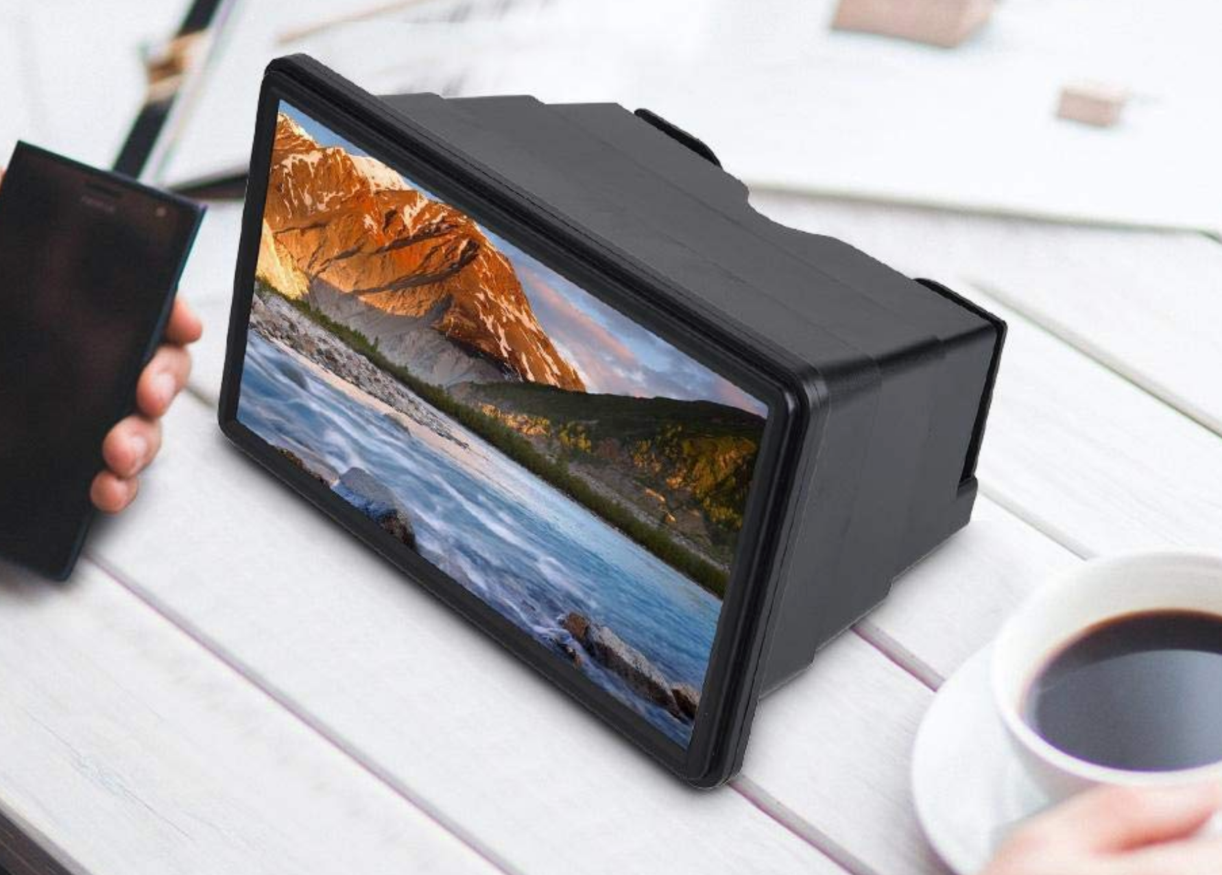 Universal 12 Inch Mobile Phone 3D Retractable Screen Magnifier