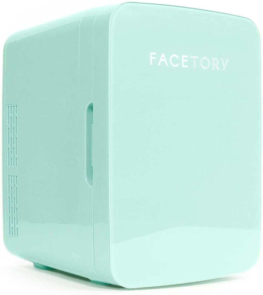 FaceTory Portable Mint Beauty Fridge (10-L / 12 Can) with Heat and Cool Capacity-Mint