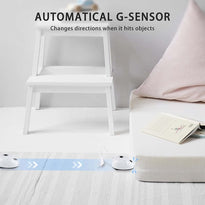 FEECOS Rechargeable Self Rotating Robotic Moving Pet Toys with USB, Light and Feathers for Kitten/Dogs/Puppy