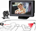 Baby Car Camera with Night Vision with 4.3-Inch HD Display, Observe The Baby's Every Move at Any Time while Driving