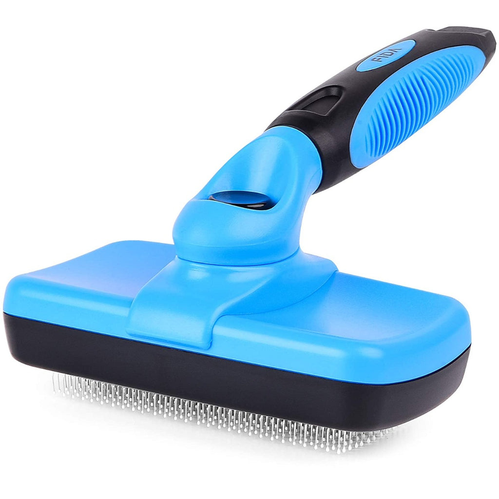 Fida Self Cleaning Grooming Slicker Brush for Cats and Dogs