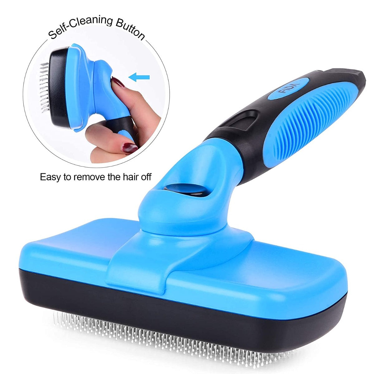 Fida Self Cleaning Grooming Slicker Brush for Cats and Dogs