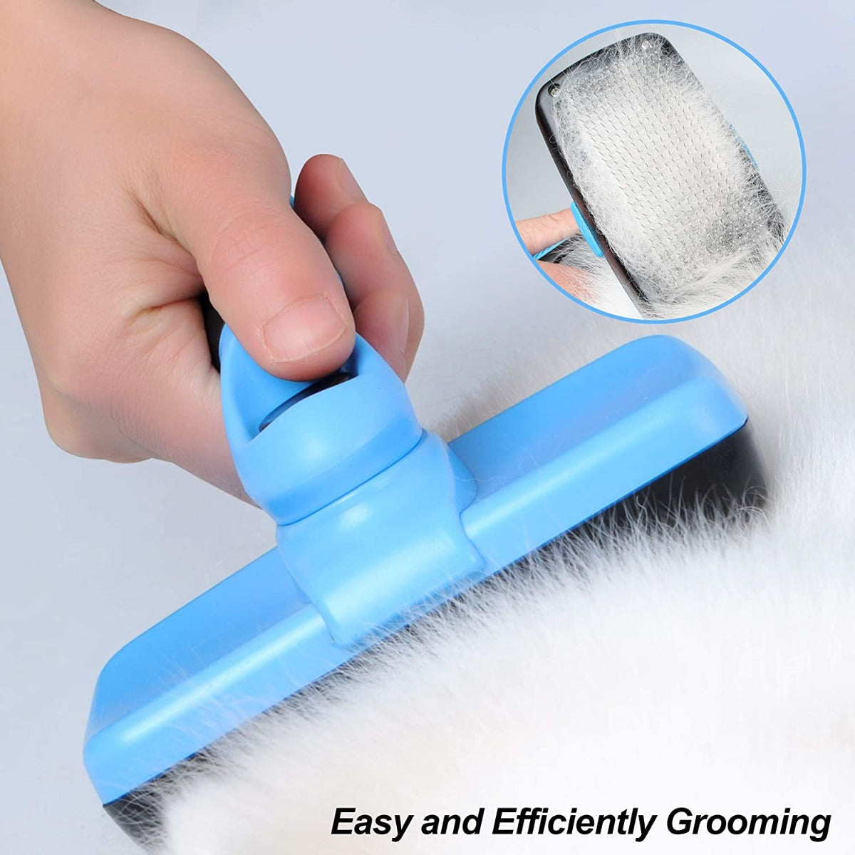 Fida Self Cleaning Grooming Slicker Brush for Cats and Dogs
