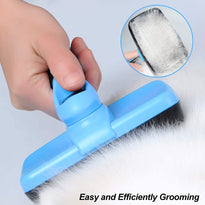Fida Self Cleaning Grooming Slicker Brush for Cats and Dogs