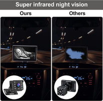 FPVERA 5 Inch 1080P Baby Car Camera with Monitor Infrared Lights 150° Wide View Night Vision