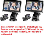 FPVERA 5 Inch 1080P Baby Car Camera with Monitor Infrared Lights 150° Wide View Night Vision