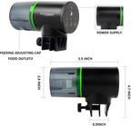 FREESEA Aquarium Automatic Fish Feeder for Fish Tank Electric Adjustable Auto Fish Food Dispenser 0.05 Gal & Two Fixed Methods