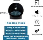 FREESEA Aquarium Automatic Fish Feeder for Fish Tank Electric Adjustable Auto Fish Food Dispenser 0.05 Gal & Two Fixed Methods