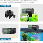 FREESEA Aquarium Automatic Fish Feeder for Fish Tank Electric Adjustable Auto Fish Food Dispenser 0.05 Gal & Two Fixed Methods