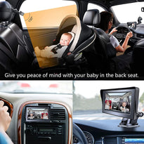 Funle Baby Car Camera for Baby Rear Facing 4.3'' HD 1080P