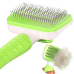 Garstor Self Cleaning Grooming Slicker Brush for Cats and Dogs