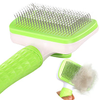 Garstor Self Cleaning Grooming Slicker Brush for Cats and Dogs