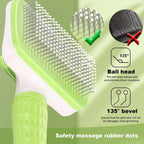 Garstor Self Cleaning Grooming Slicker Brush for Cats and Dogs