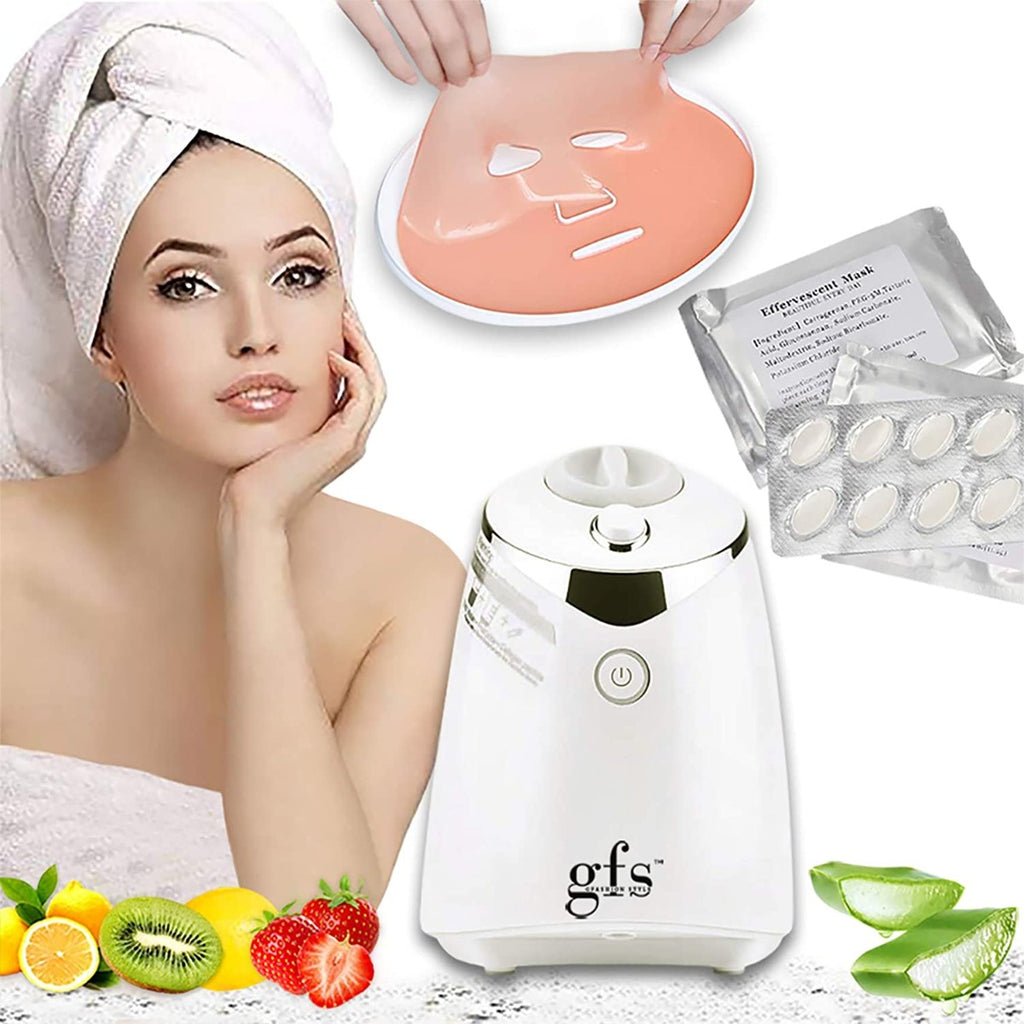 G FASHION STYLE Face Mask Maker Machine Kit WITH 32 COLLAGEN PILLS (Voice Prompts Version)
