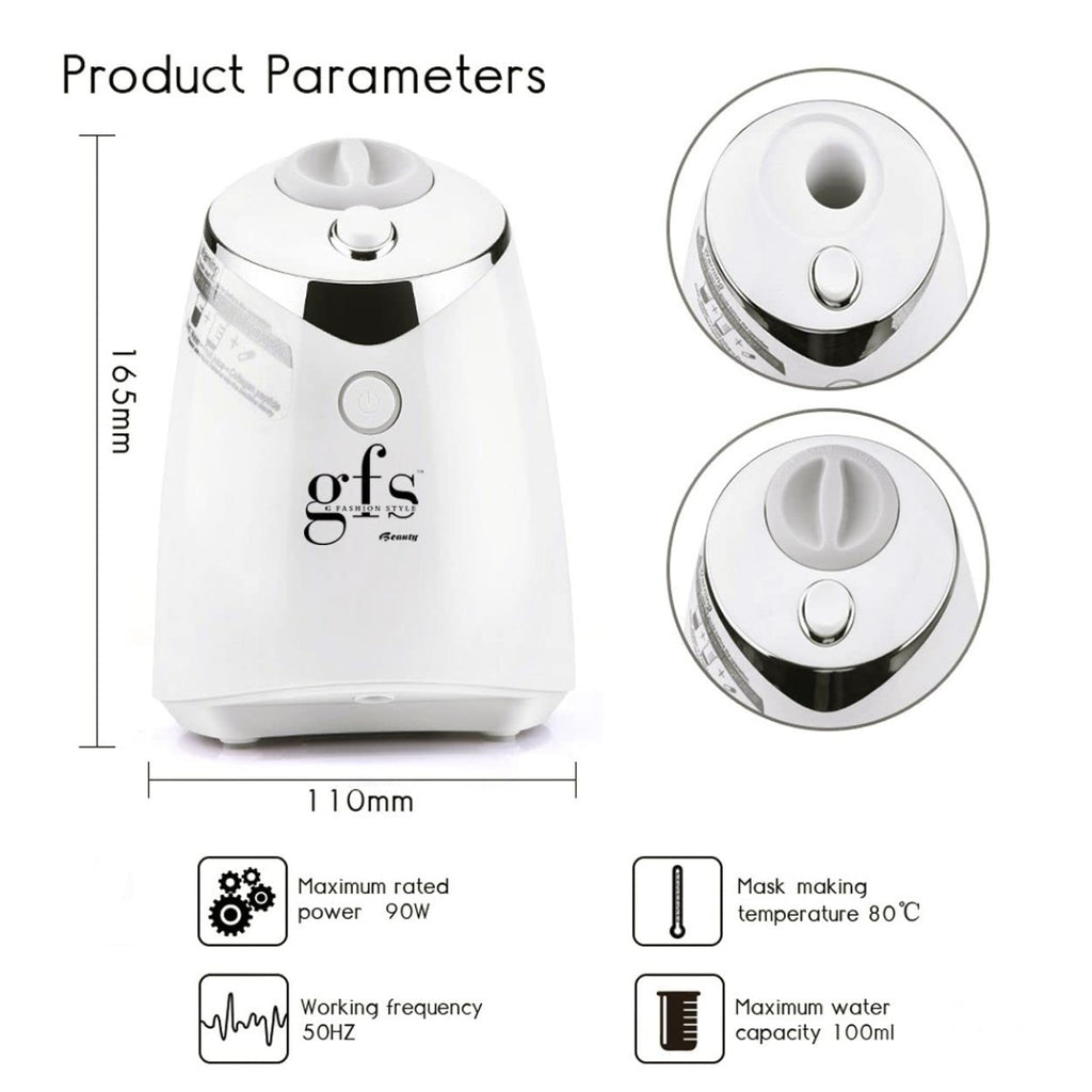 G FASHION STYLE Face Mask Maker Machine Kit WITH 32 COLLAGEN PILLS (Voice Prompts Version)