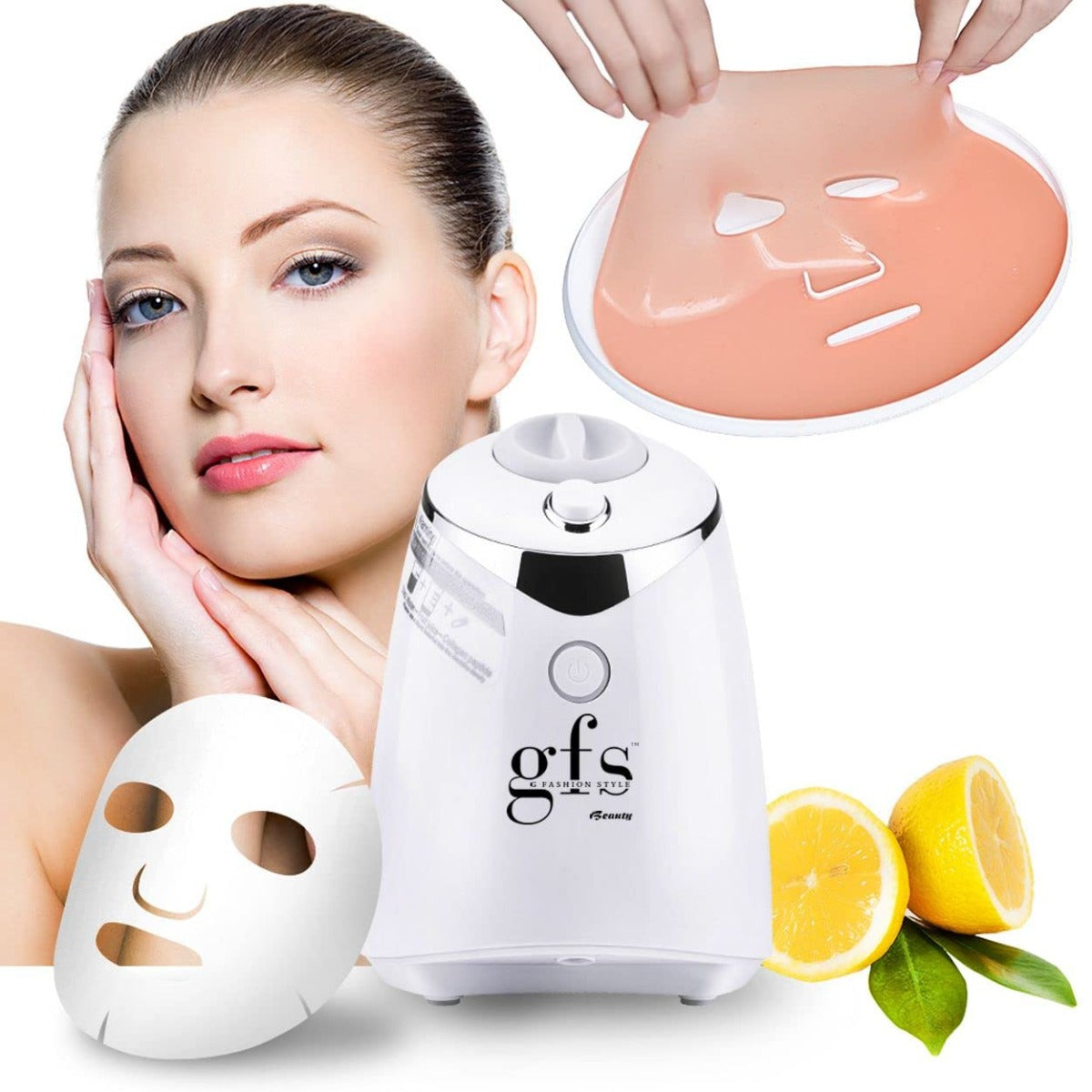 G FASHION STYLE Face Mask Maker Machine Kit WITH 32 COLLAGEN PILLS (Voice Prompts Version)