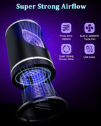 GILAYGROW Indoor /Outdoor Fly, Mosquito, Bug, Gnat & Moth Traps (Black)