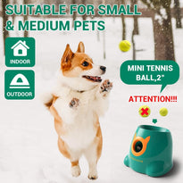 Greenvine Automatic Dog Ball Launcher Machine 6 Balls Included