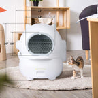 GTS Self-Cleaning Automatic Cat Litter Box, One-Touch Intelligent Safety & Easy to Clean