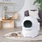 GTS Self-Cleaning Automatic Cat Litter Box, One-Touch Intelligent Safety & Easy to Clean