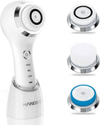 Hangsun Facial Cleansing Vibrating Face Brush SC200 Skin Care for Cleaning Exfoliating and Massaging with IPX7 Waterproof, 3 Speed Settings