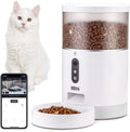 HBN 4L Automatic Cat Feeder with HD 1080P Camera Voice Recorder, Wi-Fi Enabled App Control