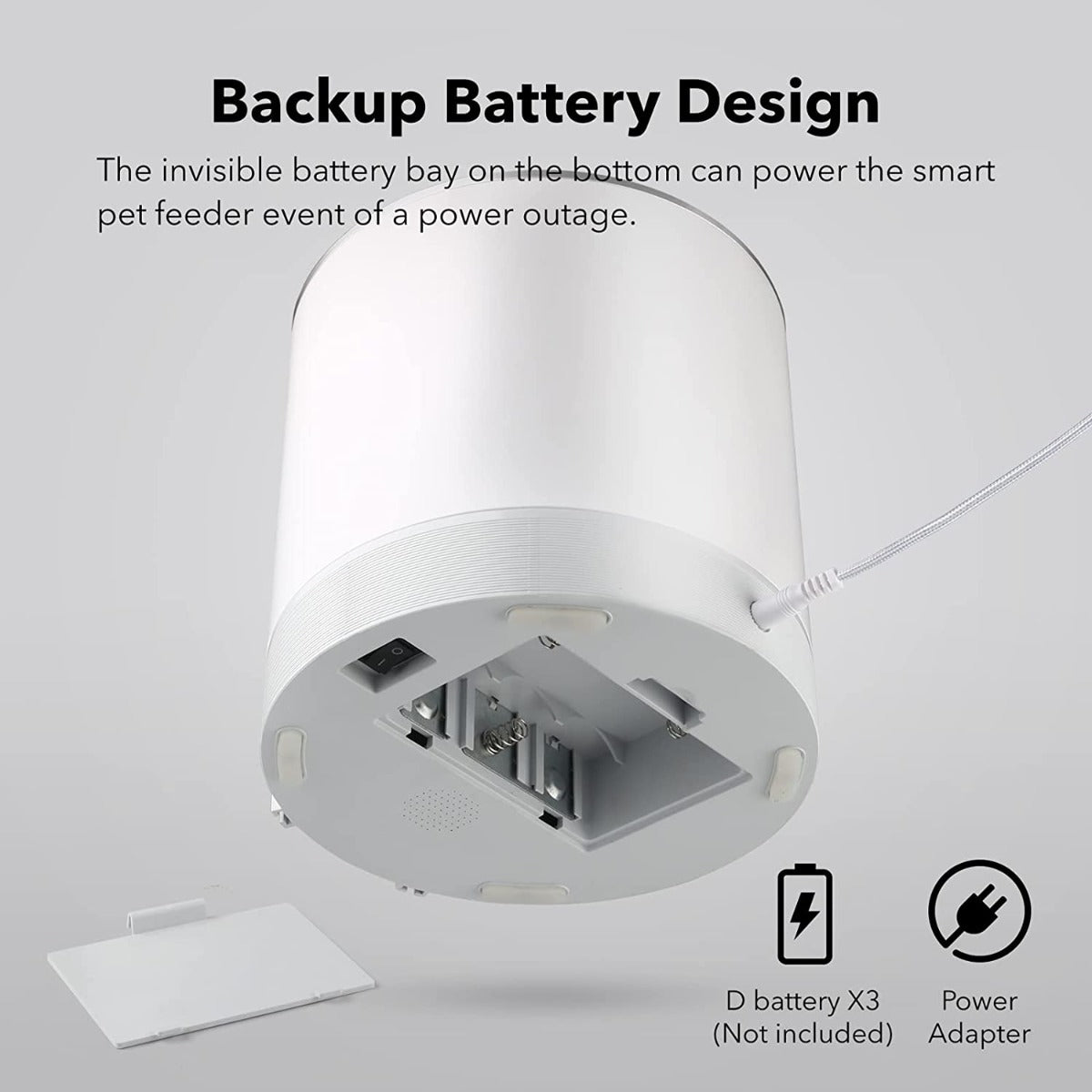 HBN 4L Automatic Cat Feeder with HD 1080P Camera Voice Recorder, Wi-Fi Enabled App Control