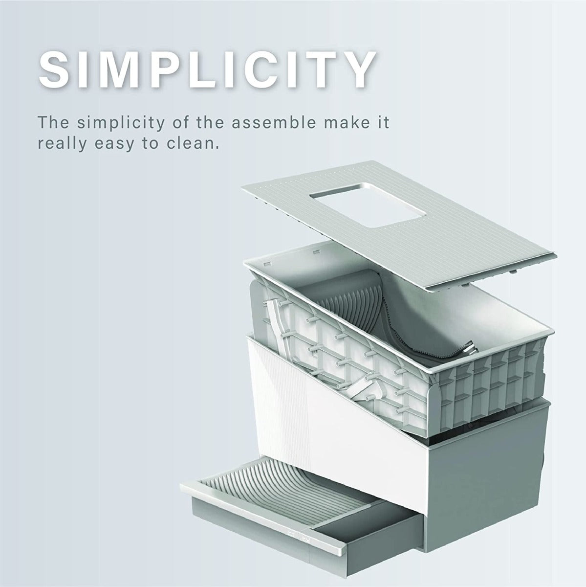 HONEY CARE Automatic Self-Cleaning Cat Litter Boxes for Multiple Cats, APP & Alexa Voice System Smart Secure Control