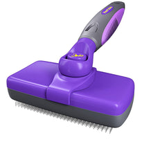 Hertzko Self Cleaning Grooming Slicker Brush for Cats and Dogs
