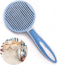 Hesiry Dog & Cat Massage-Self Cleaning Brush for Shedding and Grooming