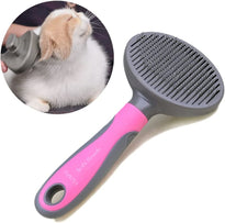Hesiry Dog & Cat Massage-Self Cleaning Brush for Shedding and Grooming