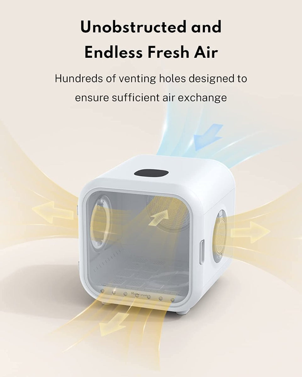 Homerunpet Drybo Plus Automatic Pet Dryer for Cats and Small Dogs with Smart Temperature Control and 360 Drying