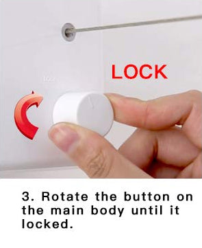 Retractable and Adjustable Stainless Steel Clothesline